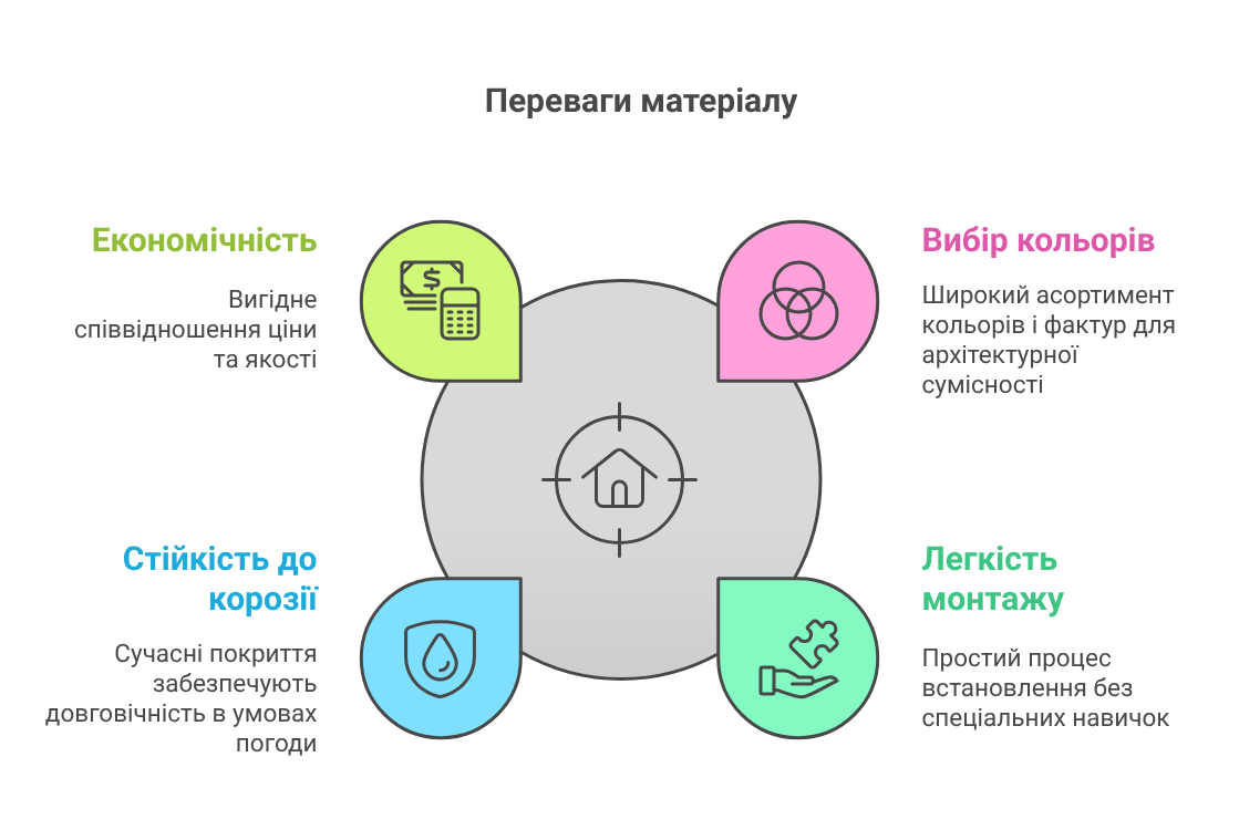 Особливості та переваги черепиці гофрованої