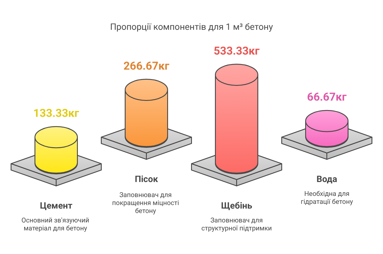 Exemple pratique de calcul des proportions du béton