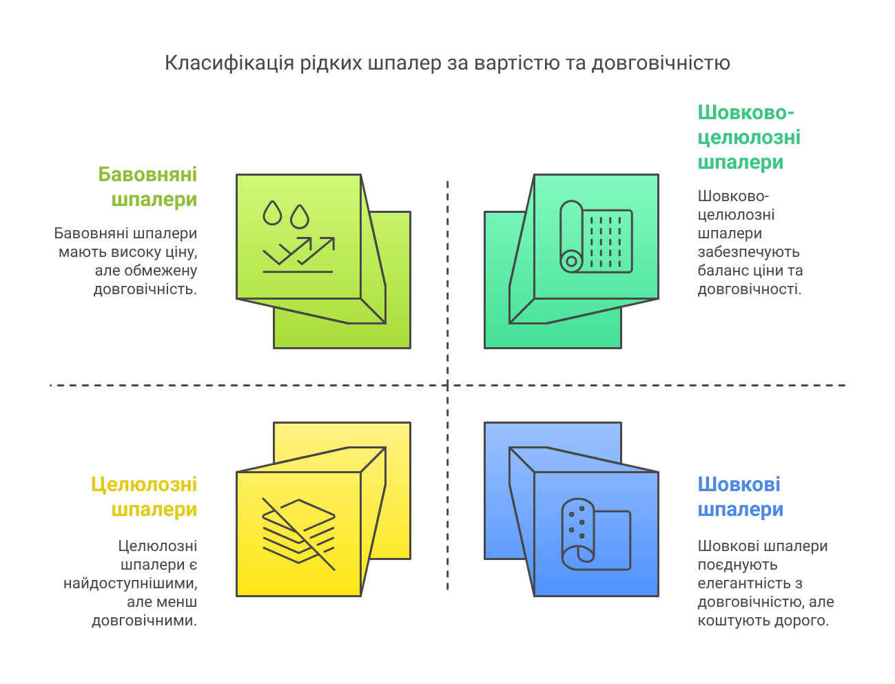 Основни види рідких шпалер (за складом покриття)_ - visual selection