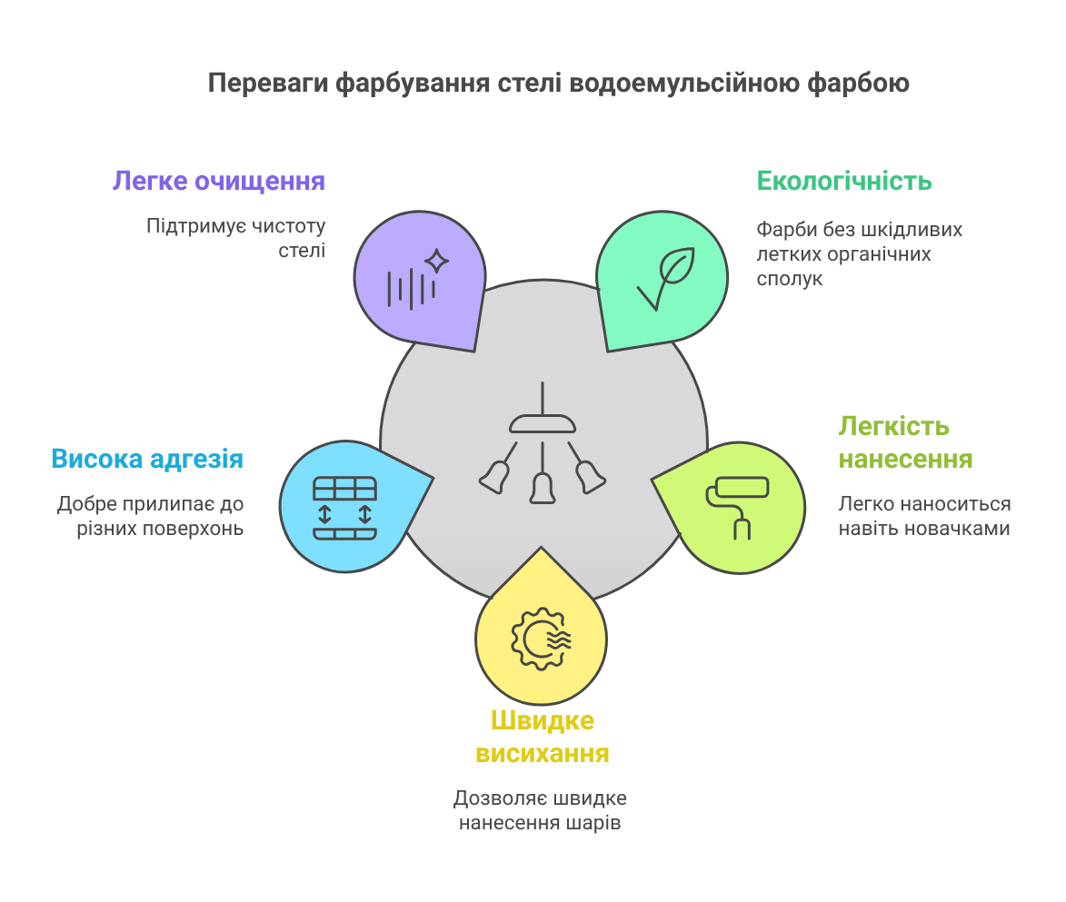 Предимства на боядисването на тавана с водоразредима боя - визуален избор