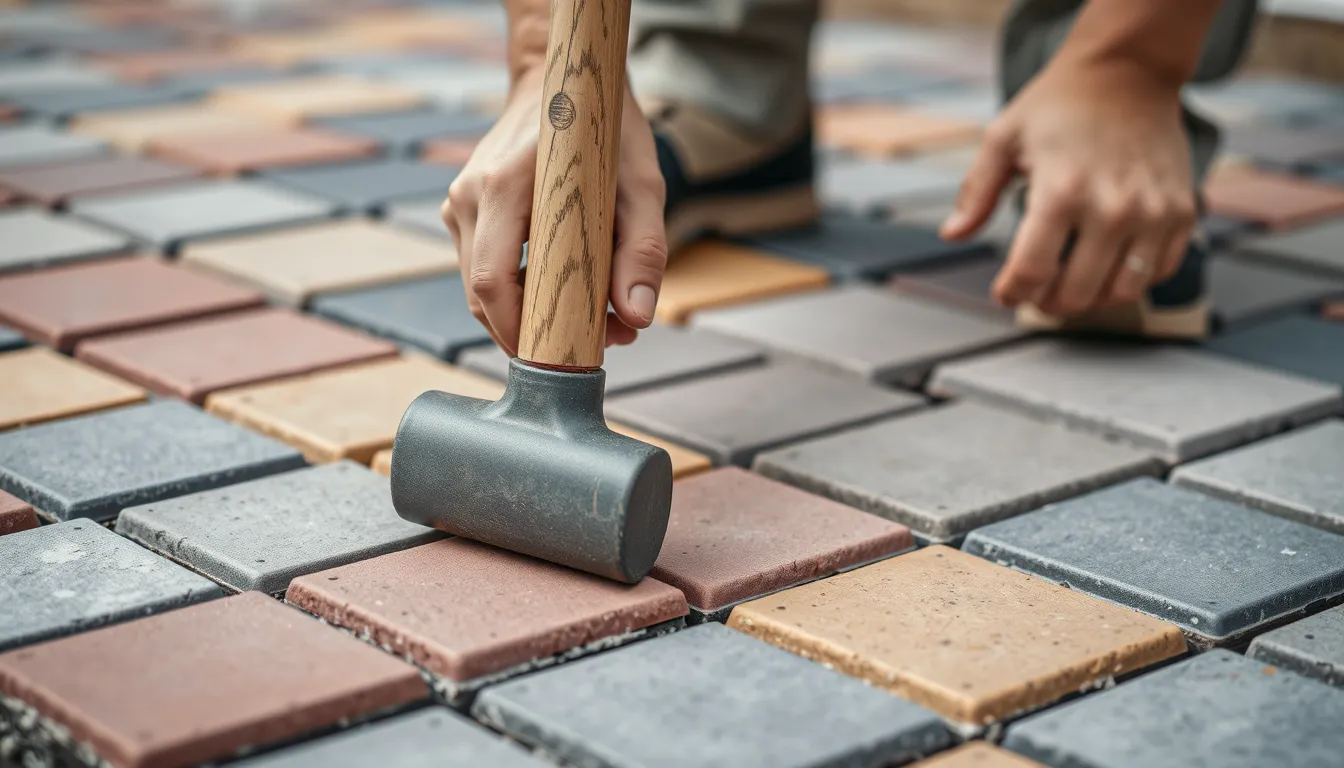 Laying paving slabs on different bases: how to do it right