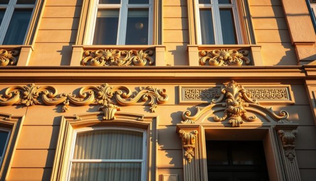 Dekorative Elemente für die Fassade