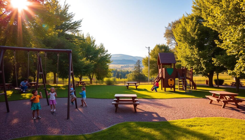 Spielplatz mit eigenen Händen