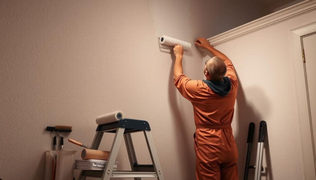 painting hard-to-reach places