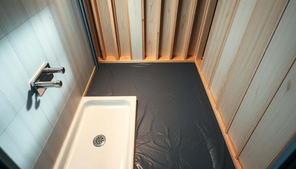 waterproofing shower cabin