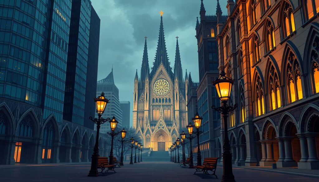 Gothic Elements in Modern Architecture