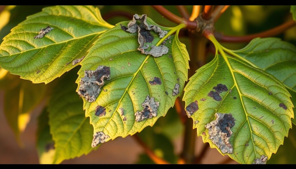 Pilzkrankheiten des Ficus Benjamina