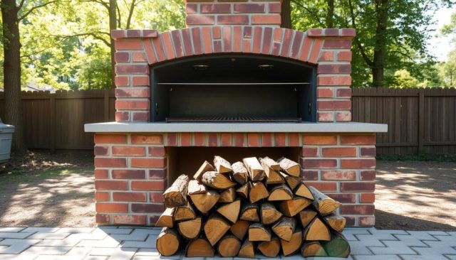 brick barbecue