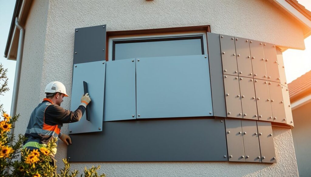 Installation of Thermal Panels