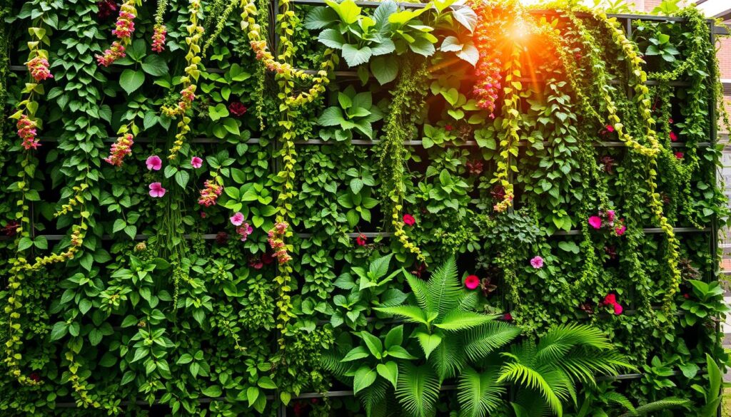 green wall