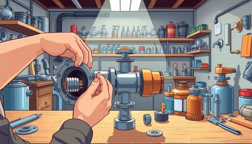 Repair of shut-off valves