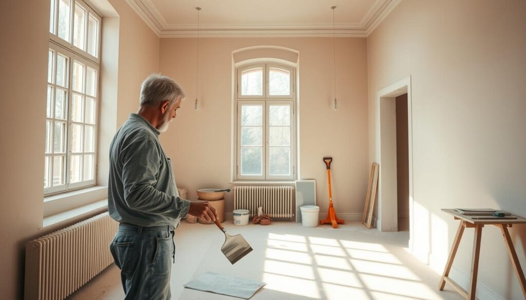 wall plastering