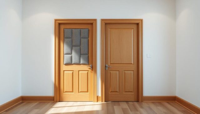 sound insulation of interior doors