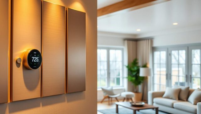 Thermal panels for heating savings