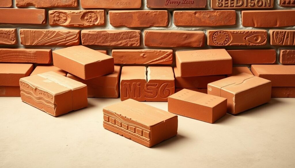 Types of bricks for construction