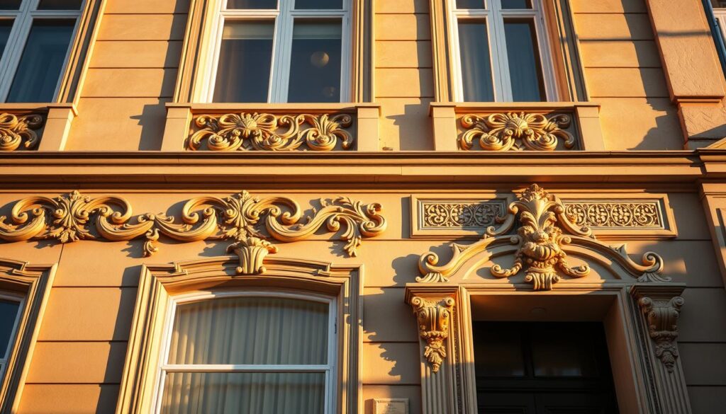 decorative elements for the facade