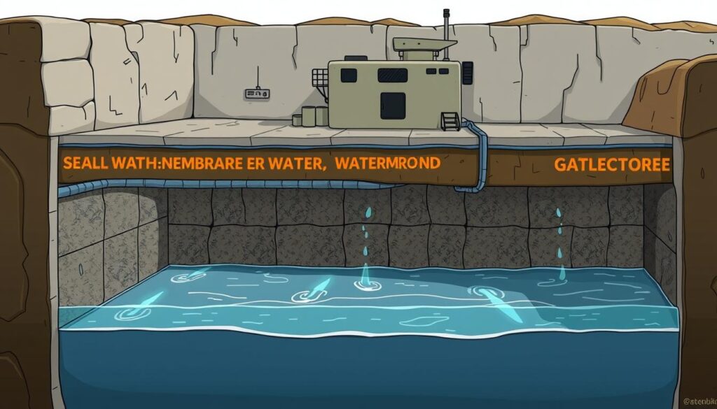 Wasserdichtigkeit des Bunkers