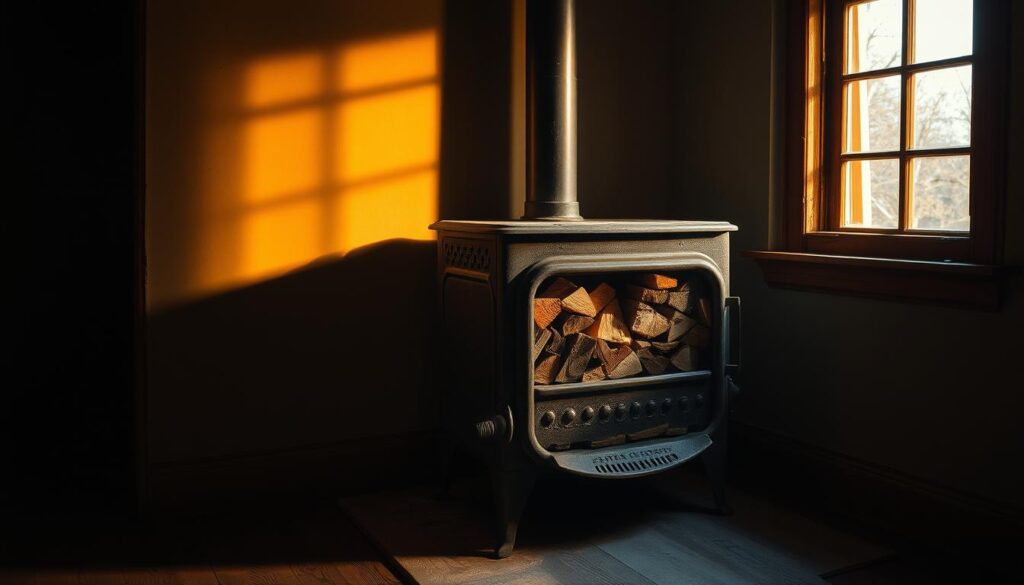 wood stove