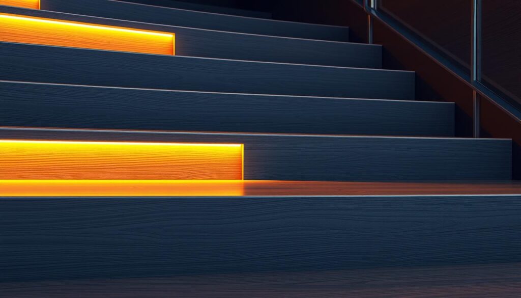 Laminate Steps with Slip Protection