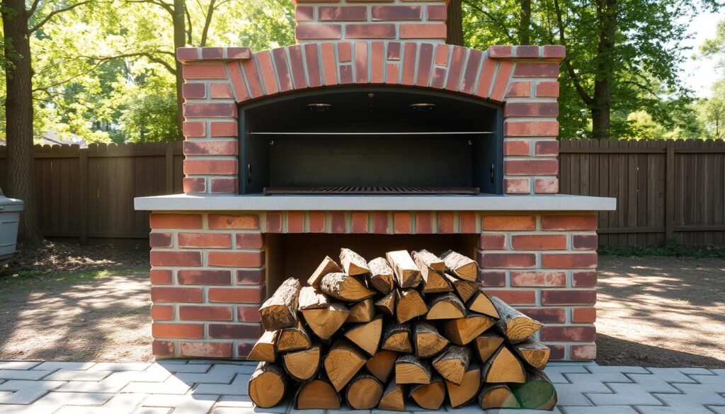 brick barbecue