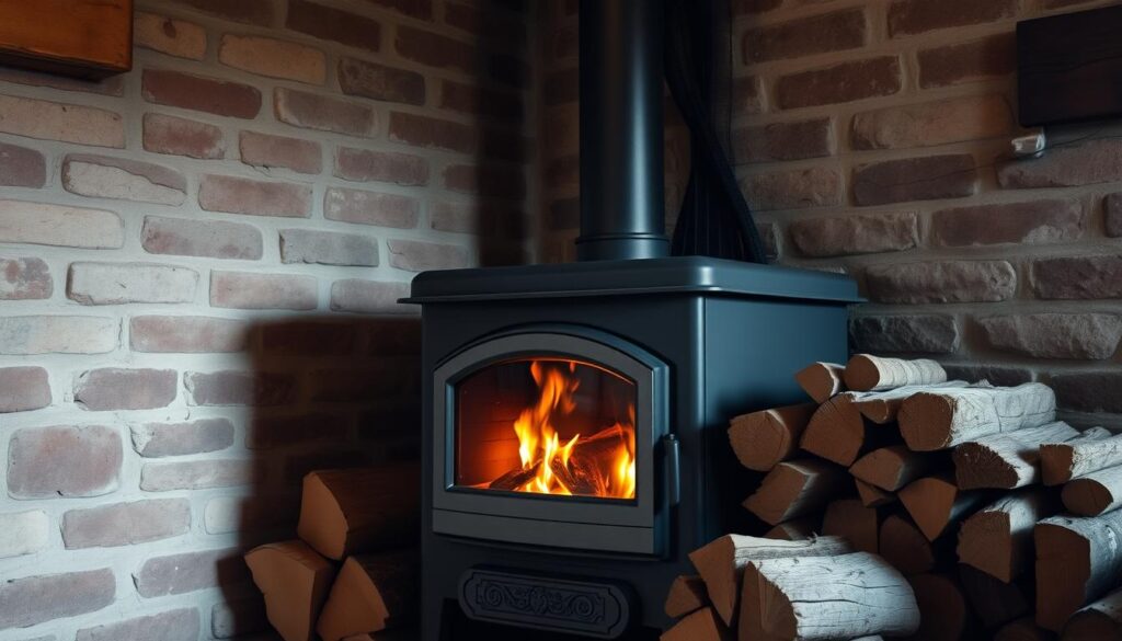 wood stove step by step