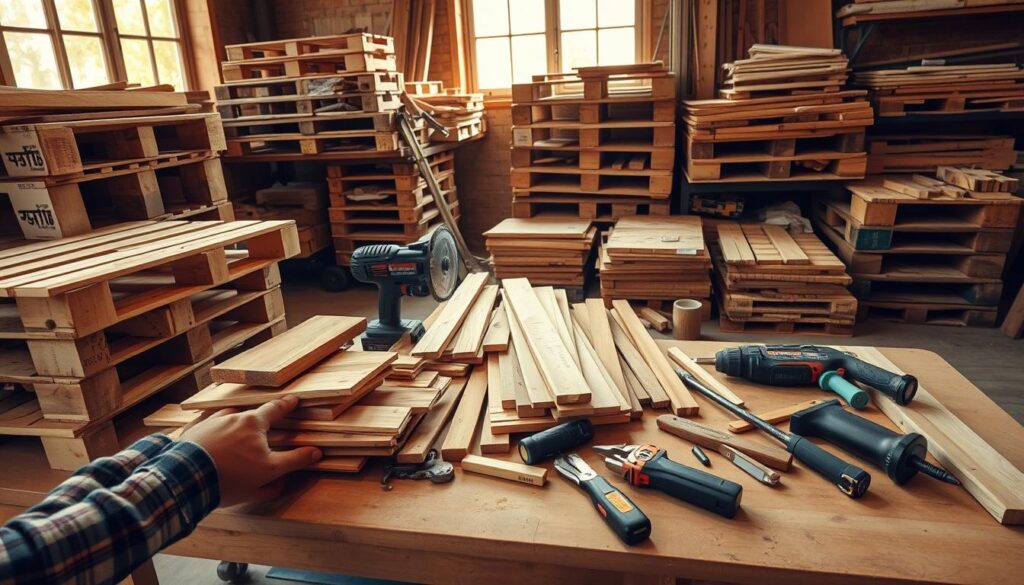 preparación de materiales