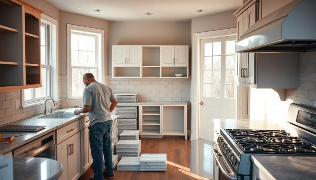 rénovation de la cuisine