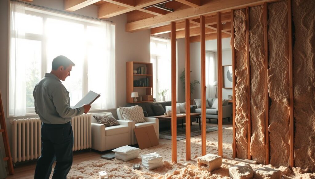 insulation of apartments from the inside