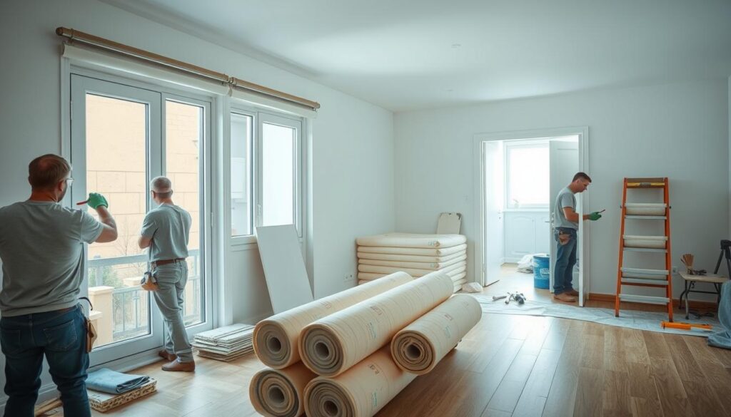 isolatie van appartementen van binnenuit