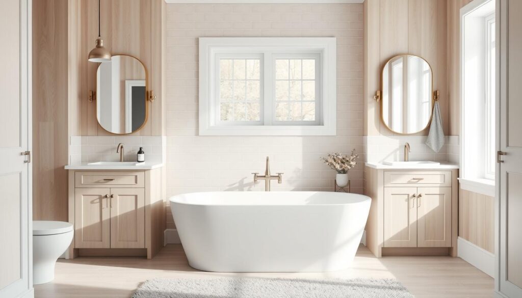 salle de bain dans le style scandinave